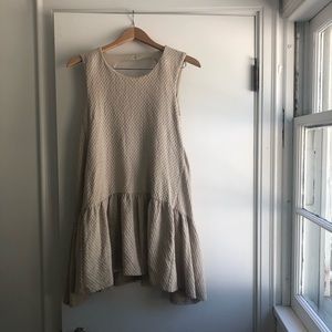 Free People Beige drop dress